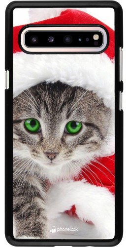 Coque Samsung Galaxy S10 5G - Christmas 21 Real Cat