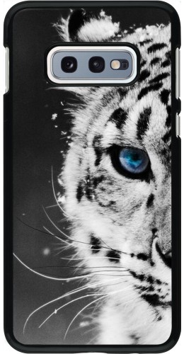 Coque Samsung Galaxy S10e - White tiger blue eye