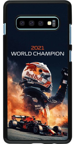 Coque Samsung Galaxy S10+ - Max Verstappen 2021 World Champion