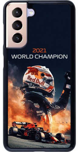 Coque Samsung Galaxy S21 5G - Max Verstappen 2021 World Champion