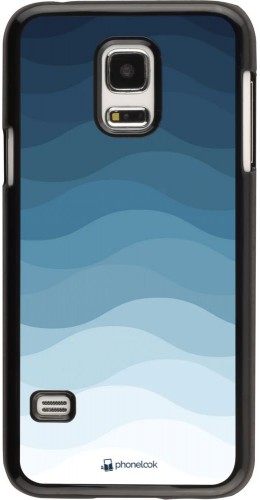 Coque Samsung Galaxy S5 Mini - Flat Blue Waves