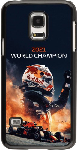 Coque Samsung Galaxy S5 Mini - Max Verstappen 2021 World Champion