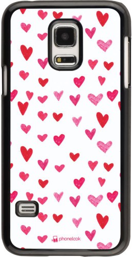 Coque Samsung Galaxy S5 Mini - Valentine 2022 Many pink hearts