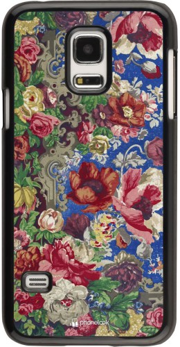 Coque Samsung Galaxy S5 Mini - Vintage Art Flowers