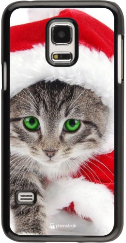Coque Samsung Galaxy S5 Mini - Christmas 21 Real Cat