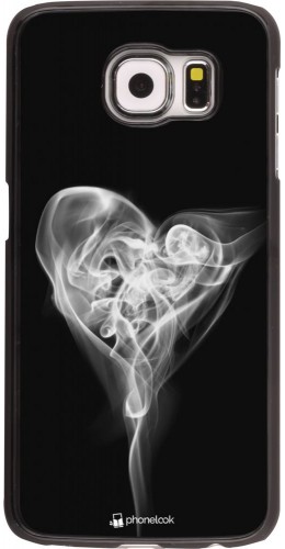 Coque Samsung Galaxy S6 - Valentine 2022 Black Smoke