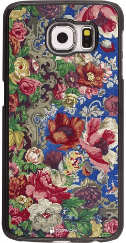 Coque Samsung Galaxy S6 - Vintage Art Flowers
