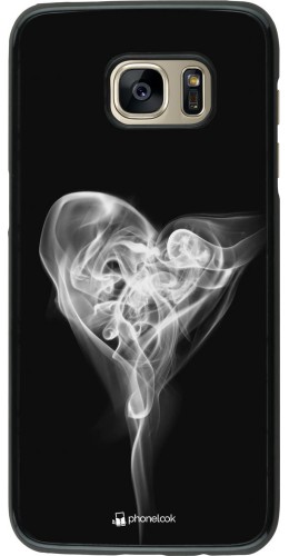 Coque Samsung Galaxy S7 edge - Valentine 2022 Black Smoke