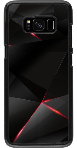 Coque Samsung Galaxy S8 - Black Red Lines