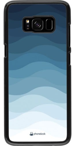 Coque Samsung Galaxy S8 - Flat Blue Waves
