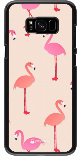 Coque Samsung Galaxy S8+ - Pink Flamingos Pattern