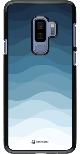 Coque Samsung Galaxy S9+ - Flat Blue Waves