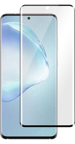3D Tempered Glass Samsung Galaxy S21 FE 5G - Vitre de protection d'écran intégrale verre trempé avec bords noirs