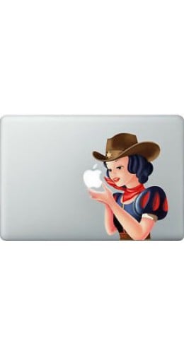 Autocollant MacBook - Cowboy Snow White