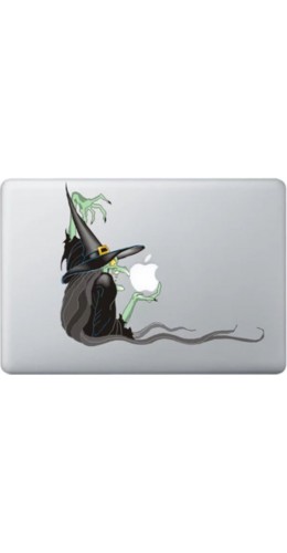 Autocollant MacBook - Evil Witch