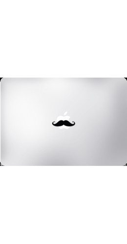Autocollant MacBook - Fanzy Moustache