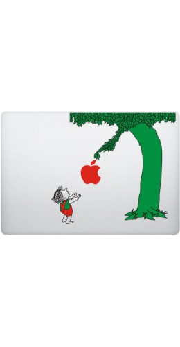 Autocollant MacBook - Tree with red Apple