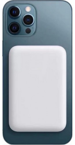 Batterie externe magnétique 15W - Wireless charger pour iPhones avec Magsafe - Blanc