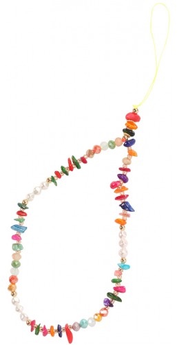 Bijou de téléphone universel / Pendentif bracelet à charms - N°64 - Fashion multicolors