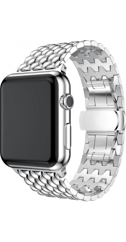 Bracelet acier alvéoles - Argent - Apple Watch 42mm / 44mm / 45mm