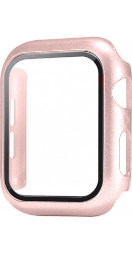 Coque Apple Watch 38mm - Full Protect avec vitre de protection - or - Rose