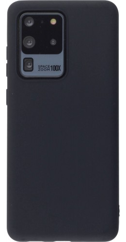 Coque Samsung Galaxy S20 Ultra - Silicone Mat noir