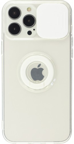 Coque iPhone 13 Pro - Caméra clapet avec anneau blanc