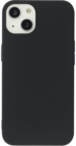 Coque iPhone 13 - Silicone Mat - Noir