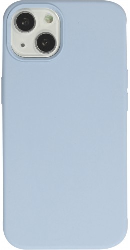 Coque iPhone 13 - Soft Touch bleu clair