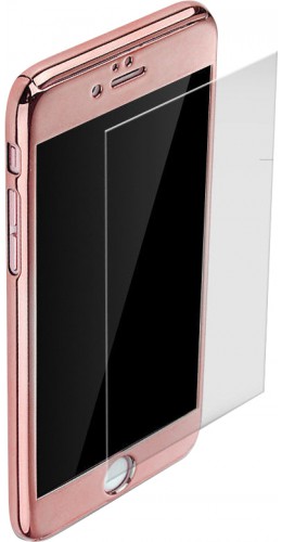 Coque iPhone Xs Max - 360° Full Body Mirror - Rose