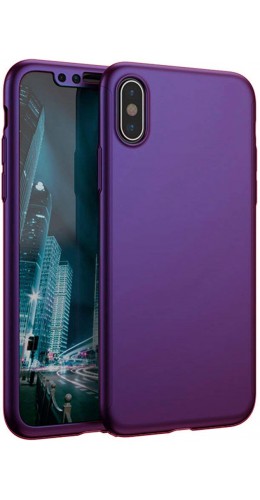 Coque iPhone Xs Max -  360° Full Body violet