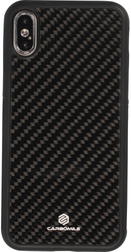 Coque iPhone X / Xs - Carbomile fibre de carbone