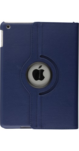 Etui cuir iPad 10.2" - Premium Flip 360 bleu foncé