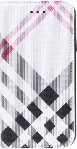 Fourre iPhone 13 - Flip Lines blanc