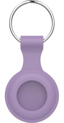 Porte-clés AirTag - Silicone - Violet