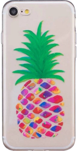 Housse iPhone 7 / 8 / SE (2020, 2022) - Ananas Multicol- Or