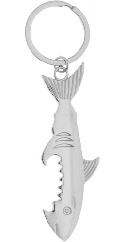 Porte-clés / bijoux universel requin - décapsuleur bouteille bière / soda - poisson