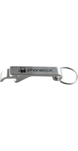 Porte-clés décapsuleur PhoneLook argent