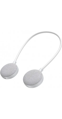 TWS Haut-parleur tour de cou Bluetooth 5.0 Wireless Speakers - Gris