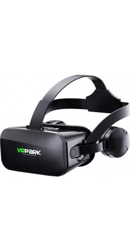 VR PARK 3D casque VR Virtual Reality + écouteurs + Remote Bluetooth télécommande - Noir