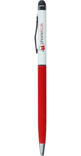 Stylet de précision universel - Touch-pen pour écrans tactiles avec stylo - PhoneLook rouge blanc