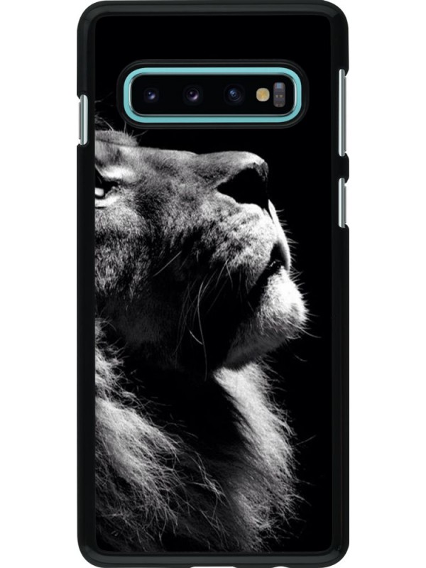تهنيه العيد الفطر Coque Samsung Galaxy S10 - Lion looking up