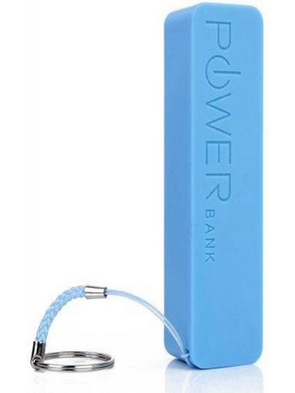 Batterie externe portable Power Bank 2600 mAh bleu
