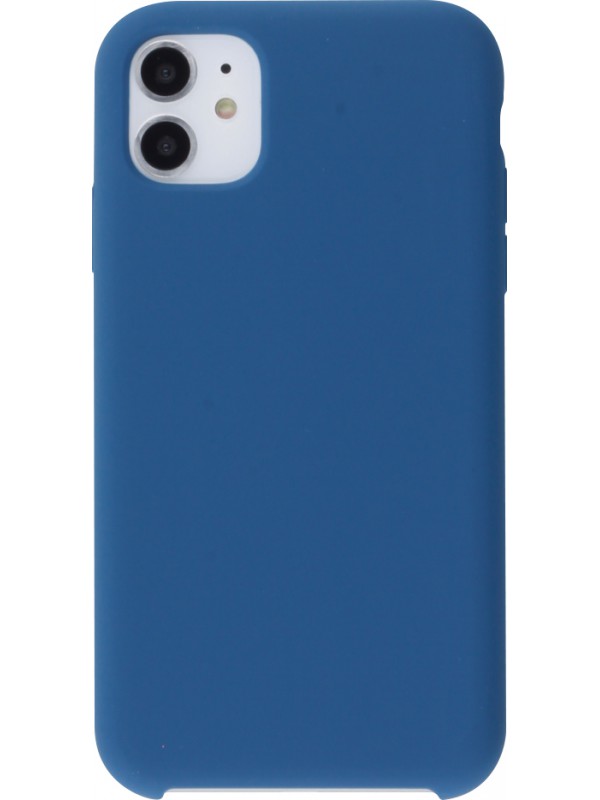 Coque iPhone 11 - Soft Touch bleu foncé coque bleu iphone