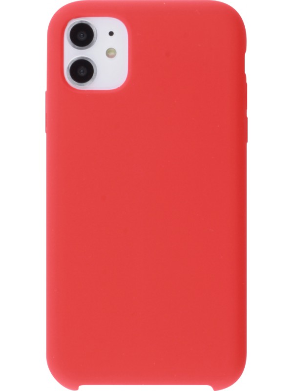 Coque iPhone 11 - Soft Touch rouge