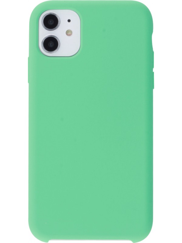 Coque iPhone 11 - Soft Touch vert menthe