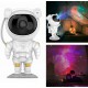 Astronaute projecteur HD LED étoiles et galaxies + laser incl. télécommande
