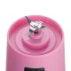Petit blender portable / mixeur pour smoothies et shakes protéinés (380ml) - Rose