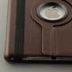 Etui cuir iPad Pro 11" (2018) - Premium Flip 360 brun