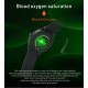 Smart Watch Elegante Q21, température corporelle, fréquence cardiaque, pression sanguine et l'oxygène dans le sang - compatible avec IOS et Android - noir